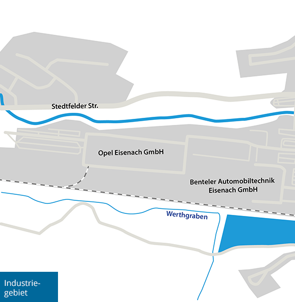 Bereich Sportkomplex Katzenaue und Amrastraße